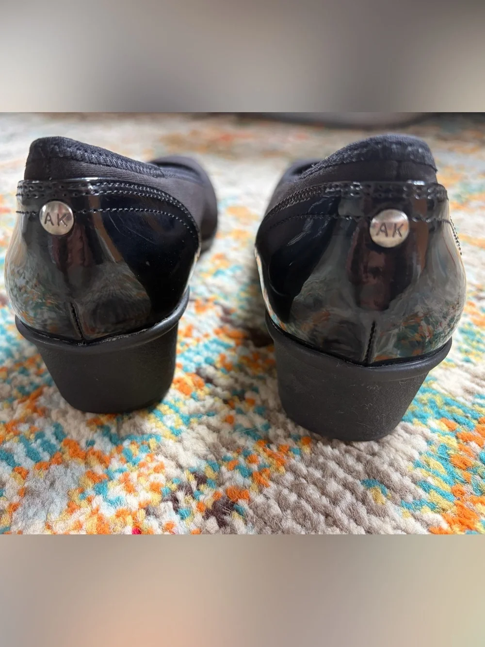 Like New Anne Klein Winner iFlex Black Wedge Pumps, size 8.5